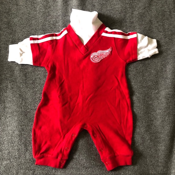 🔴 Detroit Red Wings Romper Infant - Picture 1 of 6
